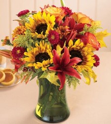 Autumn Beauty Vase from Antonina's Floral Design, your florist in Hardy,VA