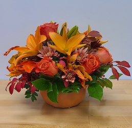 Fall Pumpkin Arrangement from Antonina's Floral Design, your florist in Hardy,VA