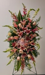 Pink and White Spray from Antonina's Floral Design, your florist in Hardy,VA