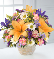 Spring Garden Basket from Antonina's Floral Design, your florist in Hardy,VA