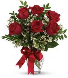 Thoughts of Love - Half Dozen from Antonina's Floral Design, your florist in Hardy,VA
