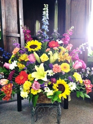Basket of Color from Antonina's Floral Design, your florist in Hardy,VA
